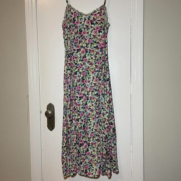 Zara FLOWER PRINTED MIDI DRESS SIZE M - Picture 5 of 12